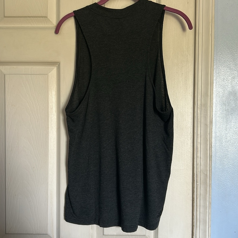 NWT Adidas black melange gray winners tank top - Picture 3 of 6